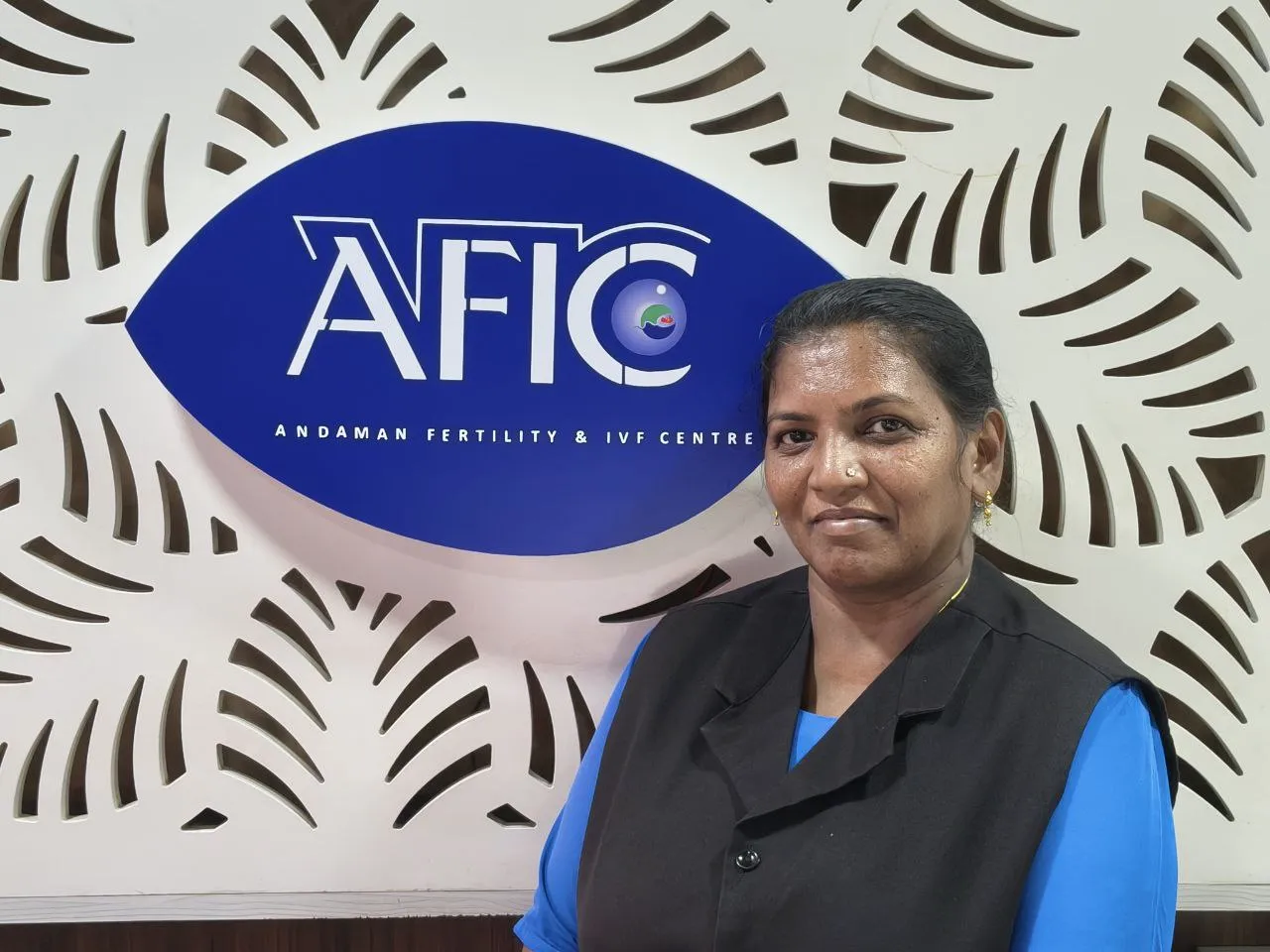 Mariam Baby - a hard working multi tasking staff